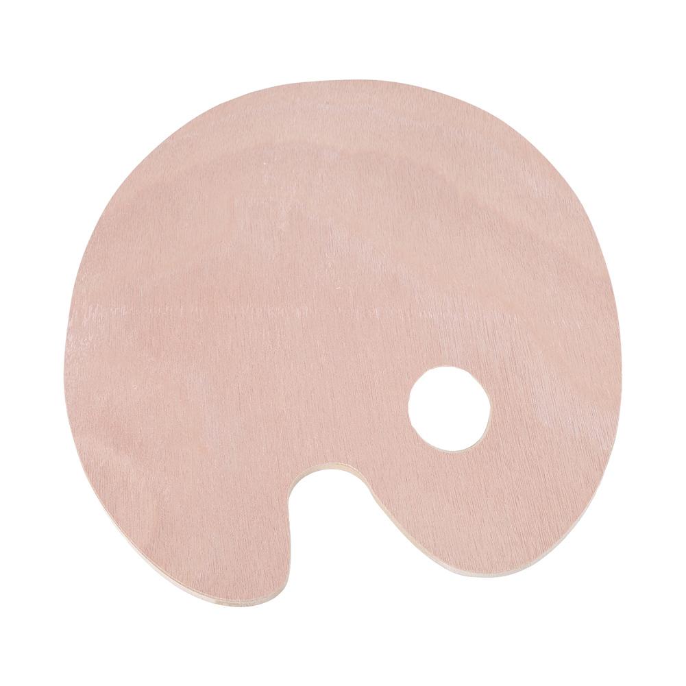 Винтажная овальная деревянная палитра художника, поднос для масляных и акриловых красок, деревянный инструмент для живописи