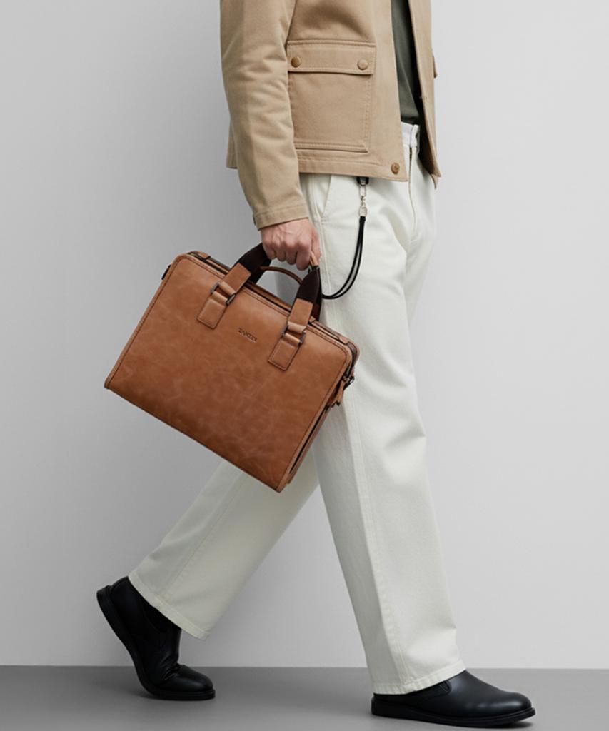 Tantin Genuine Cowhide Men'S Briefcase T13048