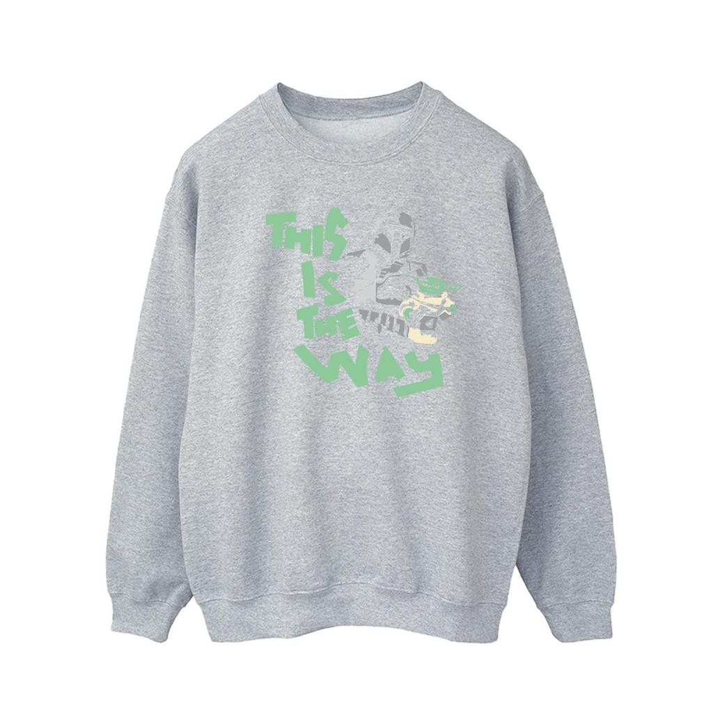 Star Wars Mens The Mandalorian This Is The Way Duo Sweatshirt