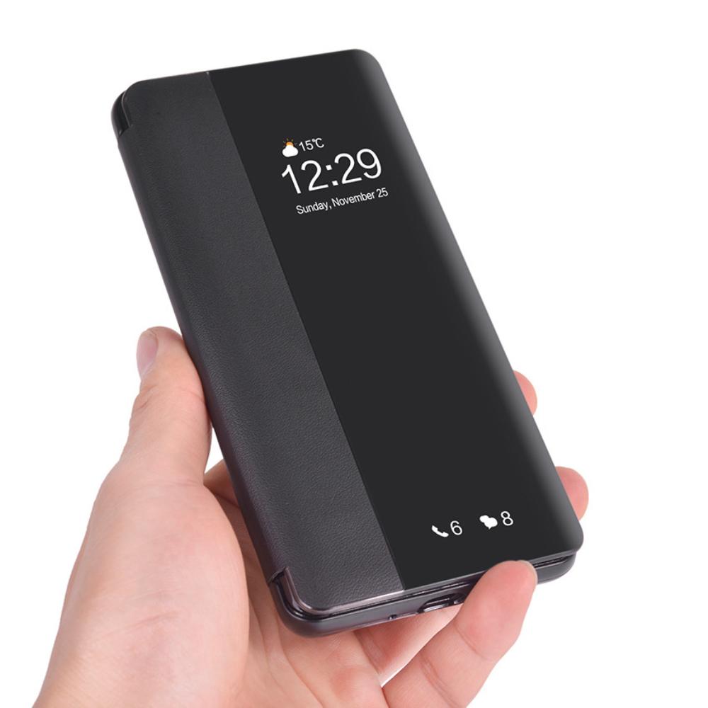 Умный чехол-книжка Smart View для Huawei P50 Pro, P40, P30 Lite, P20, P10 Plus, Mate 20 Lite, Mate 20, Mate 10 Pro с функцией Авто Сон/Пробуждение и Защитой Всего Корпуса