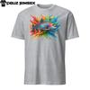 Vibrant Rainbow Trout Short-Sleeve Unisex T-Shirt | Colorful Fish Splash Tee