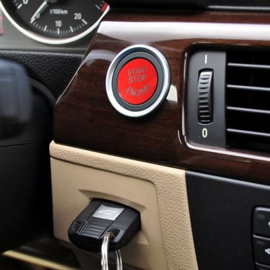 For BMW E Series E60 E70 E71 E90 E92 Red Engine Start Push Button Replace Cover