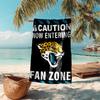 proof beach towel with Jacksonville Jaguars logo pattern - soft,absorbent,quick-drying,machine washable - perfect for swimming,camping,bathing