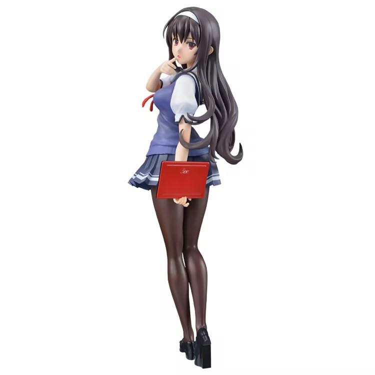 20 см Аниме Saenai Heroine no Sodatekata Фигурка Касумигаока Утаха Стенд Анимационная Модель Игрушки Подарки Коллекция Декорация ПВХ