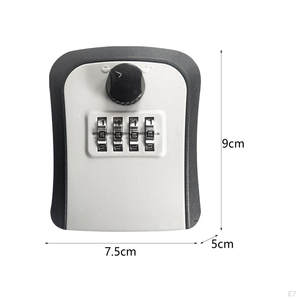 4-значный кодовый замок для хранения ключей и карт на открытом воздухе