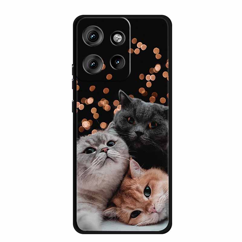 Чехол для Moto Edge 50 Neo Роскошные мягкие силиконовые чехлы из ТПУ для Motorola Edge 50 Neo Moto S50 5G Ударопрочный чехол с рисунком сердца Fundas