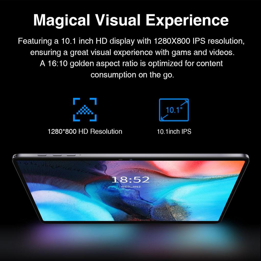 N-one Планшет Android 12 MT8183 Octa-Core 10 дюймов новейший планшетный компьютер поддержка 5G WiFi