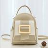 Женский рюкзак Модный цветной блок Мобильный кошелек для монет Мини-рюкзак KTY