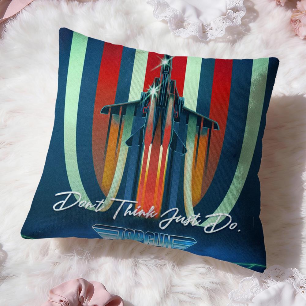 Классический Фильм T-Top GunS Наволочка Премиум Комфорт Двусторонняя Наволочка - Дизайн "Два в Одном" для Любой Комнаты и Салона Автомобиля