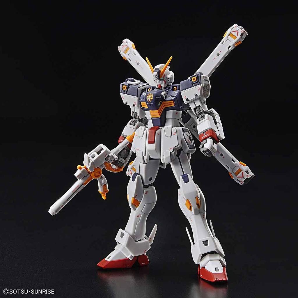 Пластиковая модель BANDAI SPIRITS RG Mobile Suit Crossbone Gundam X1 в масштабе 1/144 с цветовой кодировкой