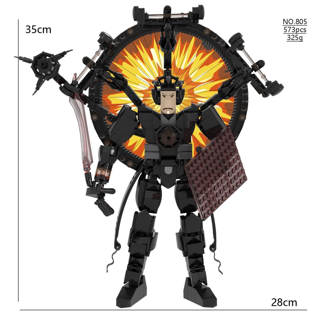 Титановый Оператор Обновление Блоки Титан Темный Часовщик Игрушка Титан Дракон Бурильщик Строительные блоки Титан Телечеловек Обновление Говорящий Титан