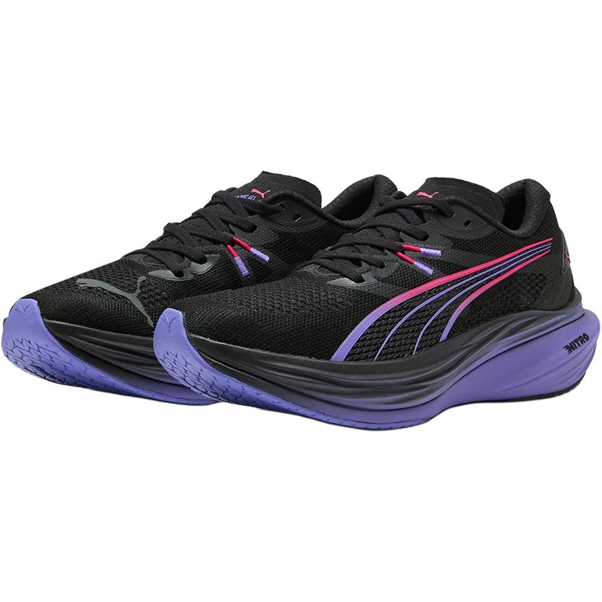 Puma Кроссовки Deviate Nitro Digitokyo Мужские Черный Темно-Аметистовый 312367-01