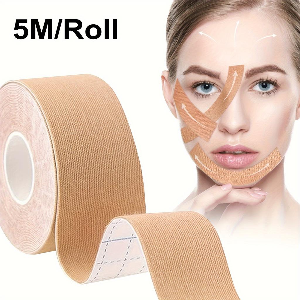 Unscented Facial Lifting Tape - Myofascial Lift for Face Slimming and Contouring, Skin-Friendly, No Surgery Required, Easy Application