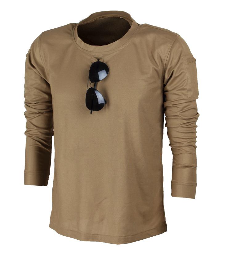 Тактическая быстросохнущая футболка с длинным рукавом