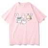 Chiikawa T Shirt Unisex  Harajuku Aesthetic Graphic Kawaii Tshirt Unisex Cartoon Daily Casual Oversize Sand Cotton Tees Shirts Korea
