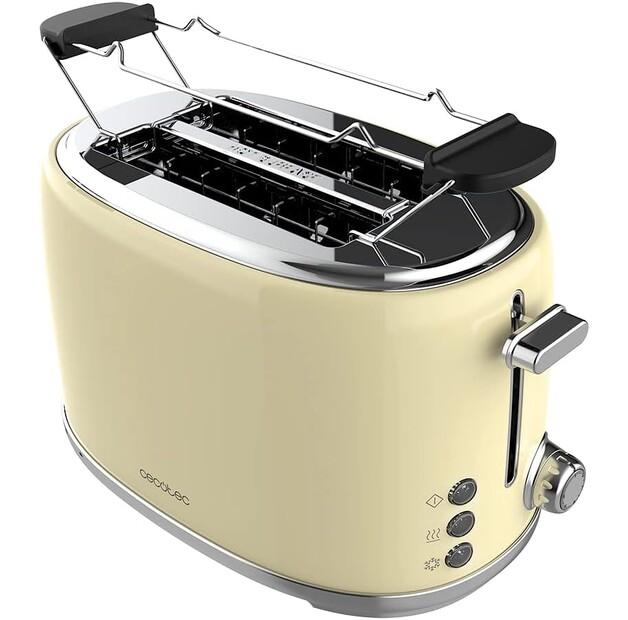Toaster Cecotec 03232 Toast & Taste Retro 1000 Beige