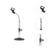 Stand Table Flexible Gooseneck Holder Metal Base for Gaming Lectures Studio Meeting