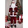 Santa Claus Costume Christmas Dress Set Christmas Dress Golden Velvet Print Large Size Men