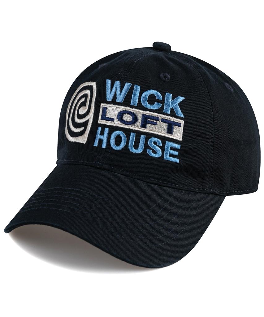 Кепка-бейсболка Wig E Loft House Washed - Темно-синяя