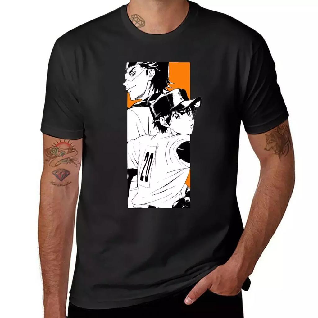 Diamond no Ace - Т-футболка Ace of Diamond индивидуальный дизайн ваша собственная Эстетичная одежда Футболка с коротким рукавом мужская одежда