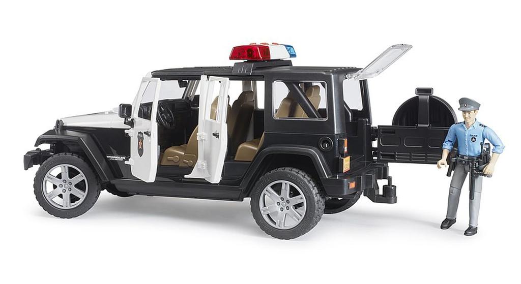 Bruder Jeep Police Car with Figure BR02526