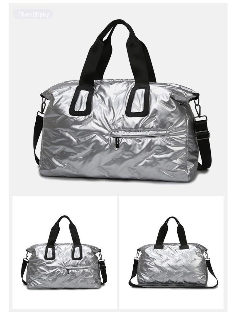 Женская легкая дорожная сумка большой вместимости – на одно плечо, для спортзала и ручной клади из хлопка