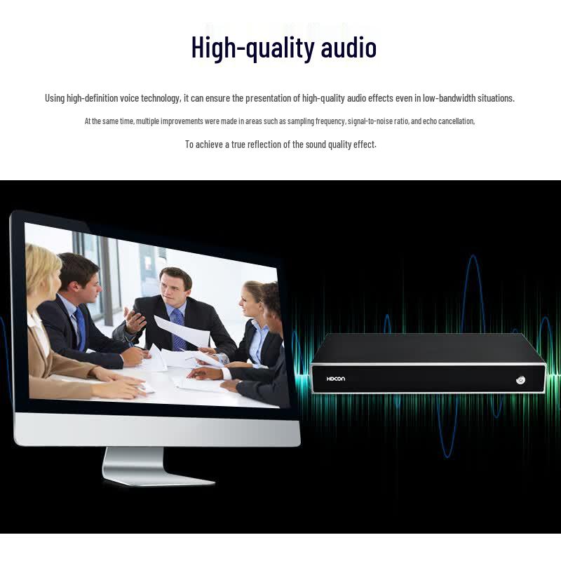 HDCON HTE40 Video Conferencing Terminal Set with 20x Camera and Omni-directional Mic (CN version)