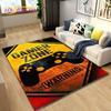 Cartoon Gamer Game Controller Area Rug Large,Carpets Rug for Living Room Children's Room,Kids Play Crawl Non-slip Floor Mat Gift