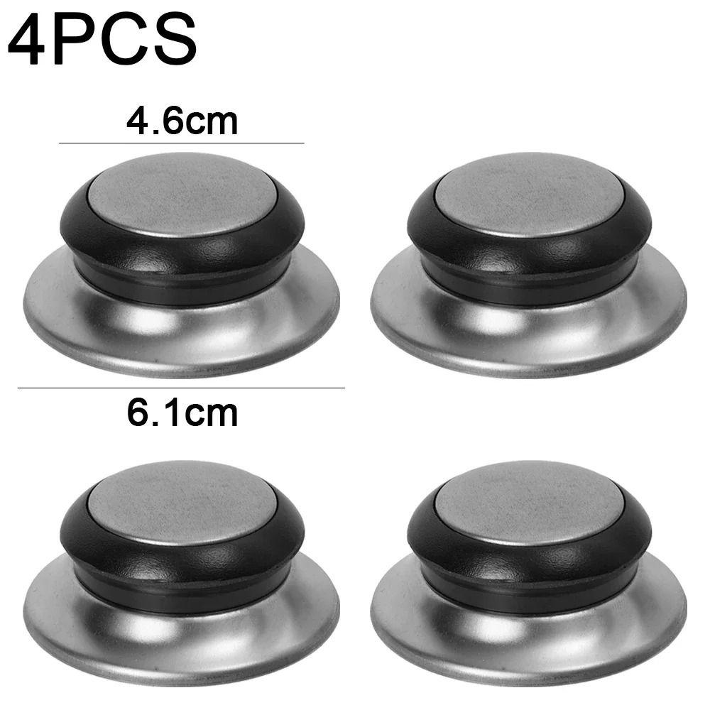1/2/4Pcs Cookware Handgrip Parts Pan Lid Handle Universal Glass Pan Lid Tops New Pot Lid Knobs