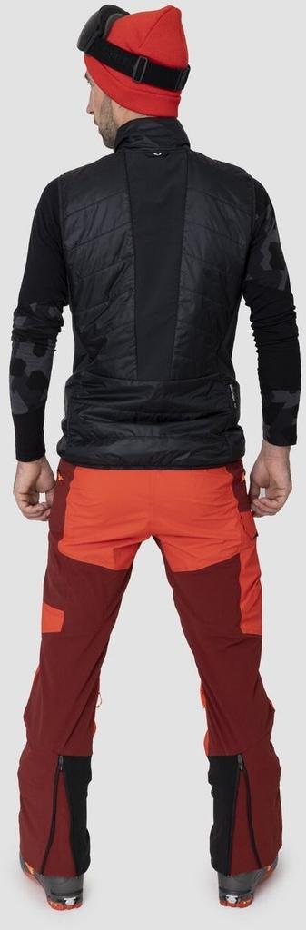 Куртка Salewa Ortles Hybrid TWR Vest шерстяная жилетка черная