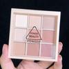 Nine Color Eye Shadow Plate Matte Apricot Milk Tea Brown Versatile Retro Color