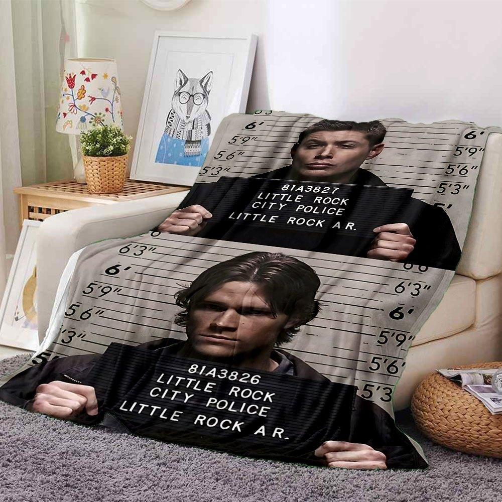 1 шт. Плед «Сверхъестественное 21» Мягкий теплый плед для дома, офиса, путешествий Всесезонное уютное постельное белье Подарок, Уютный офисный аксессуар