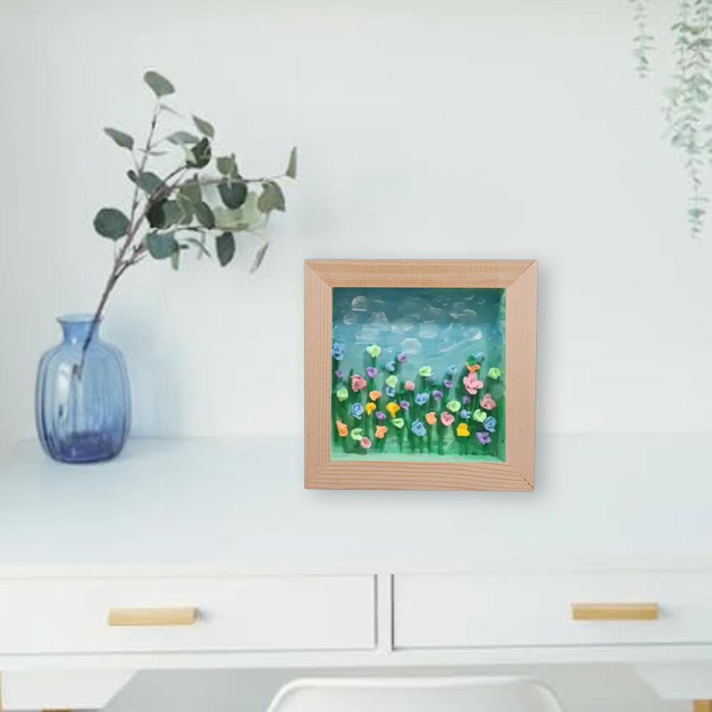 Настольное украшение DIY Пустые глиняные рамки Держатель для арт-пазлов Фоторамка Подарок для детей