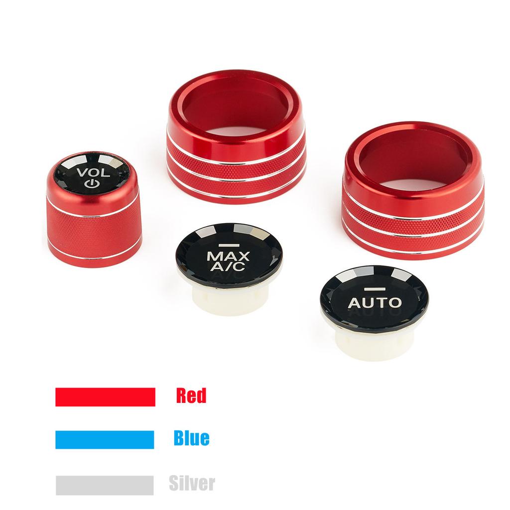 Car Styling Air Conditioning Volume Buttons Ring Trim For BMW 1 2 3 4 X1 X2 Series F20 F21 F22 F23 F30 F31 F32 F33 F25 F47