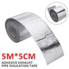 5м*5см Автомобильная Термолента для Выхлопной Системы Теплоизоляционный Щит для Впускного Коллектора Обертка Отражающая Тепловая Барьера Самоклеящаяся Двигатель