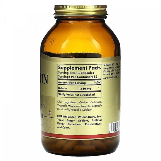 Solgar Желатин, 1680 мг.