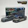 Гудронированные работы 1:64 TW VERTEX Silvia S14 Серый Chase литой модельный автомобиль