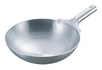 Алюминиевый кованый китайский горшок 27см одноручный