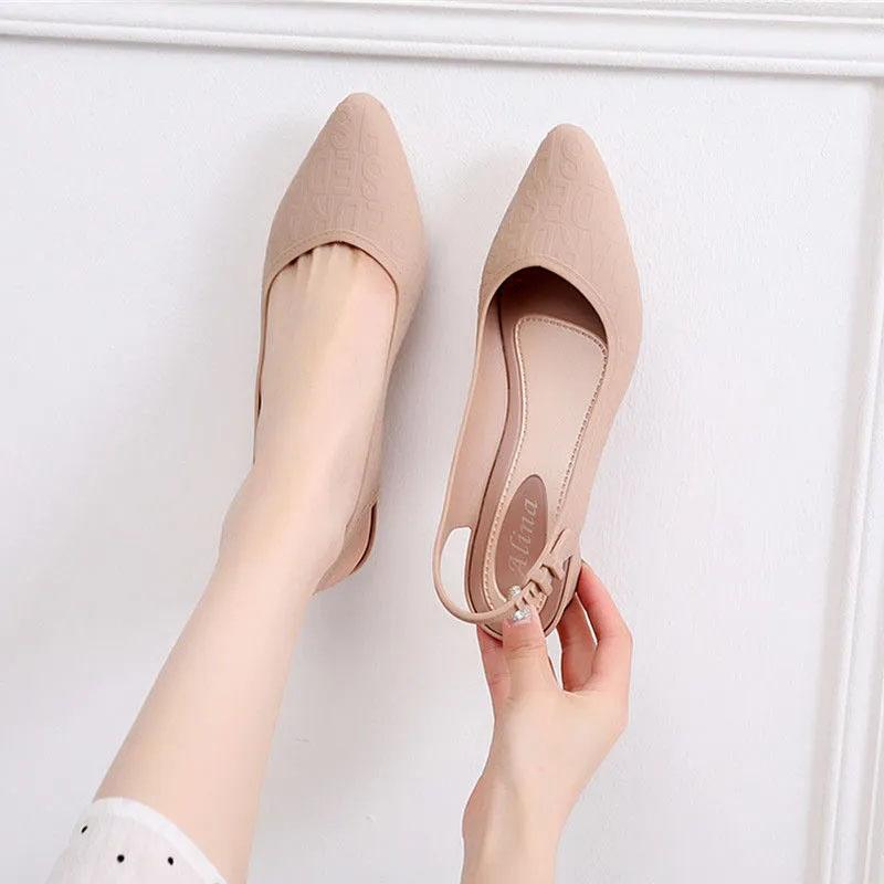 Сандалии, тапочки, женские летние неглубокие сандалии, женская стильная толстая обувь, непромокаемая одинарная обувь, повседневная обувь