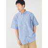 [Beams] Рубашка S/S, удобная рубашка на пуговицах, мужская, СИНИЙ, S 11011498301