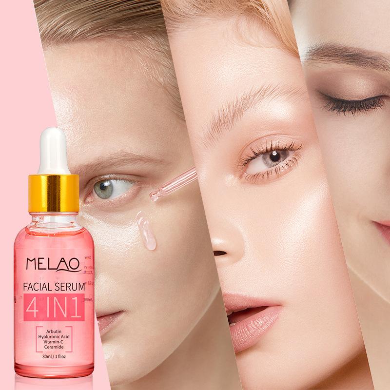 4 In 1 Facial Serum 2 Bottles 30ml Each Hydrating Brightening Face Essence