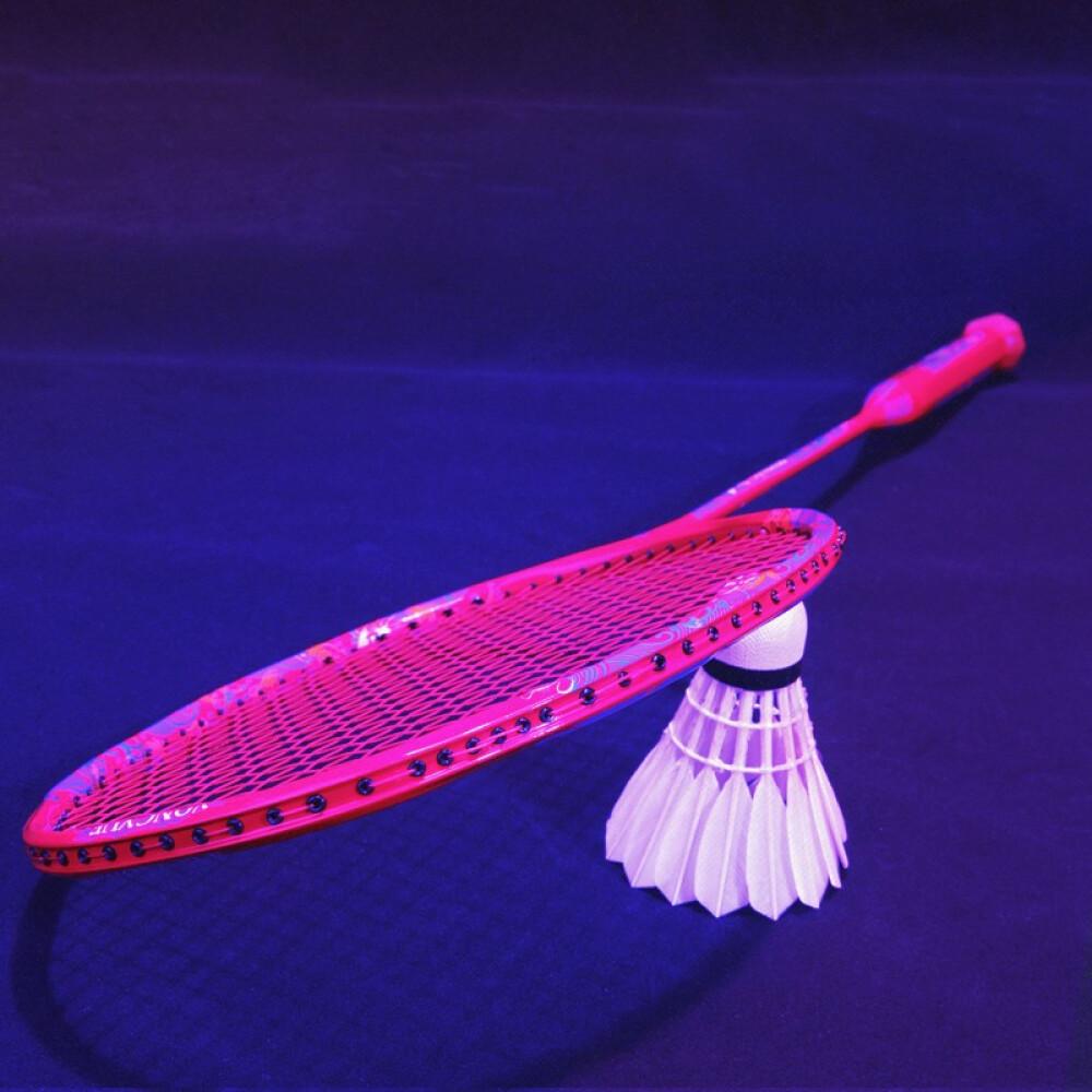 Сверхлегкая ракетка для бадминтона для взрослых, 60 г, 8U, полностью карбоновая, интегрированная, из углеродного волокна, одиночная ракетка