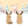 Adorable Christmas Reindeer Peanut Plush Toy Soft Comforting Cuddle Gift