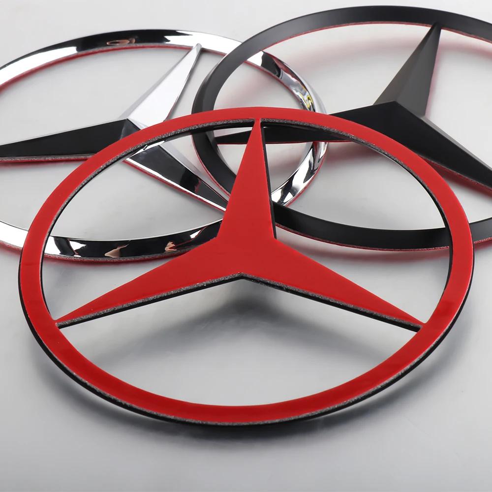 70 мм 3D Металлическая Наклейка для Стайлинга Автомобиля, Значок на Капот Двигателя, Декор для Mercedes Benz E C G M S A B Класса W176 W204 W212 GLC CLA W168 W202