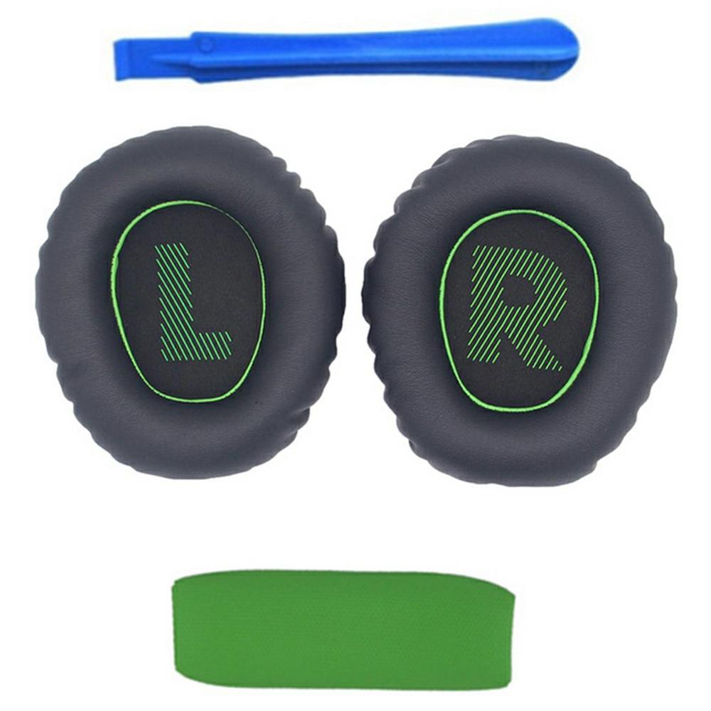 For JBL Quantum 350/360 Headphone Protein Leather Ear Pads+Mini Crowbar+Head Beam Sleeve
