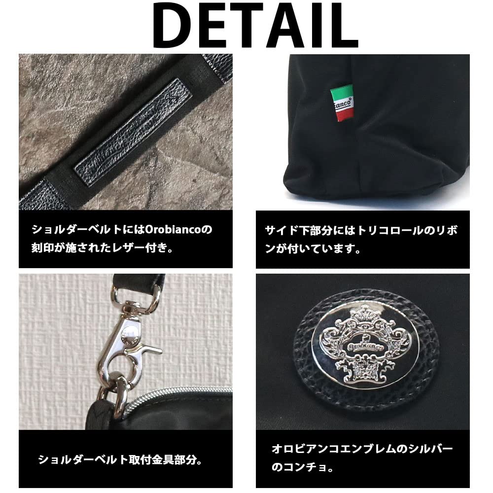 Orobianco IKONIKO-C 01 нейлоновая сумка-мессенджер 2-в-1 из нейлона Limonta (Сделано в Италии) - Мужская сумка-слингКлатч (Синий SCURONavy)