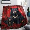 1PC Brown Bear Print Flannel Blanket, High quality All Seasons, Home Decor, Warmth and Comfort, Perfect for Christmas Gifts