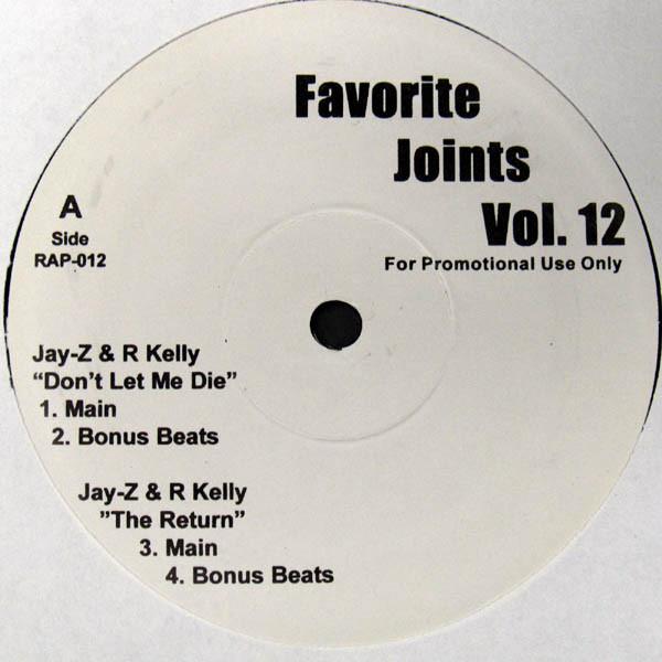 12-дюймовая пластинка РАЗНОЕ - Favorite Joints Vol.12 RAP012PROMO Favorite Joints US Rap & Hip-Hop/R&B Б/у