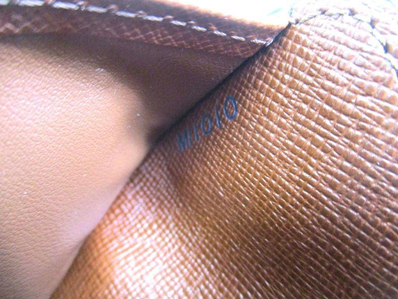 Authentic LOUIS VUITTON Monogram Brown Leather Bifold Wallet Compact Zippe #9789 Refurbished