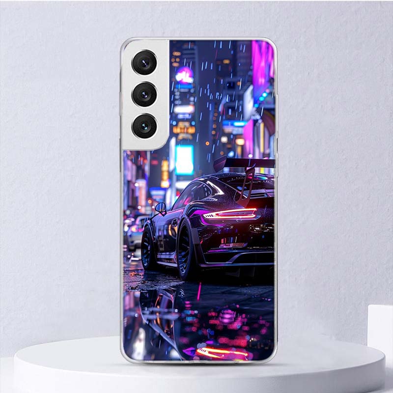 Крутой Мужской Мужчины Спортивные Машины Мягкий Чехол Для Samsung Galaxy S25 S24 S23 S22 Ultra Чехол Для Телефона S21 S20 FE S10 Plus S10E S25U Funda Coq